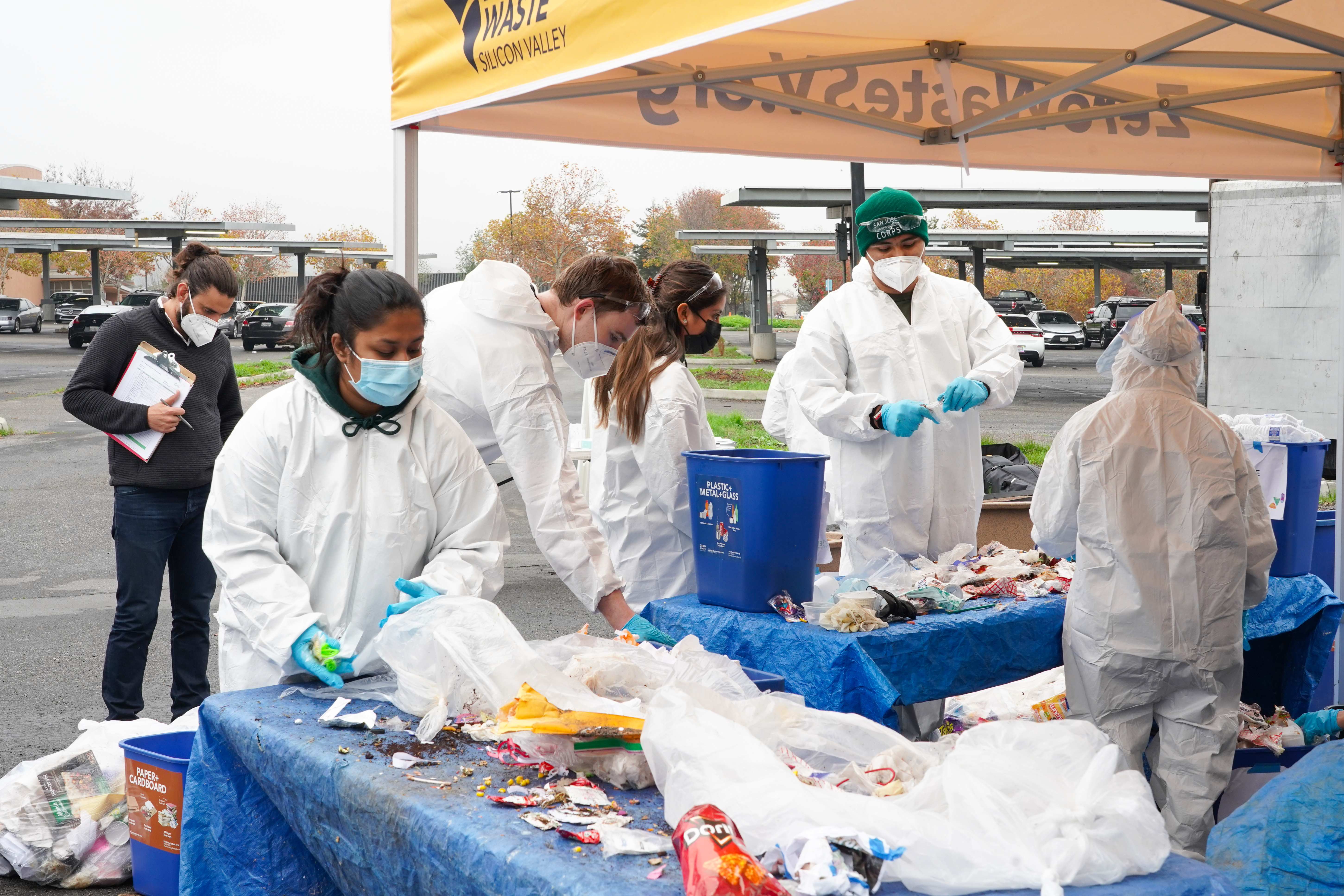 Waste Audit Evergreen Valley High School