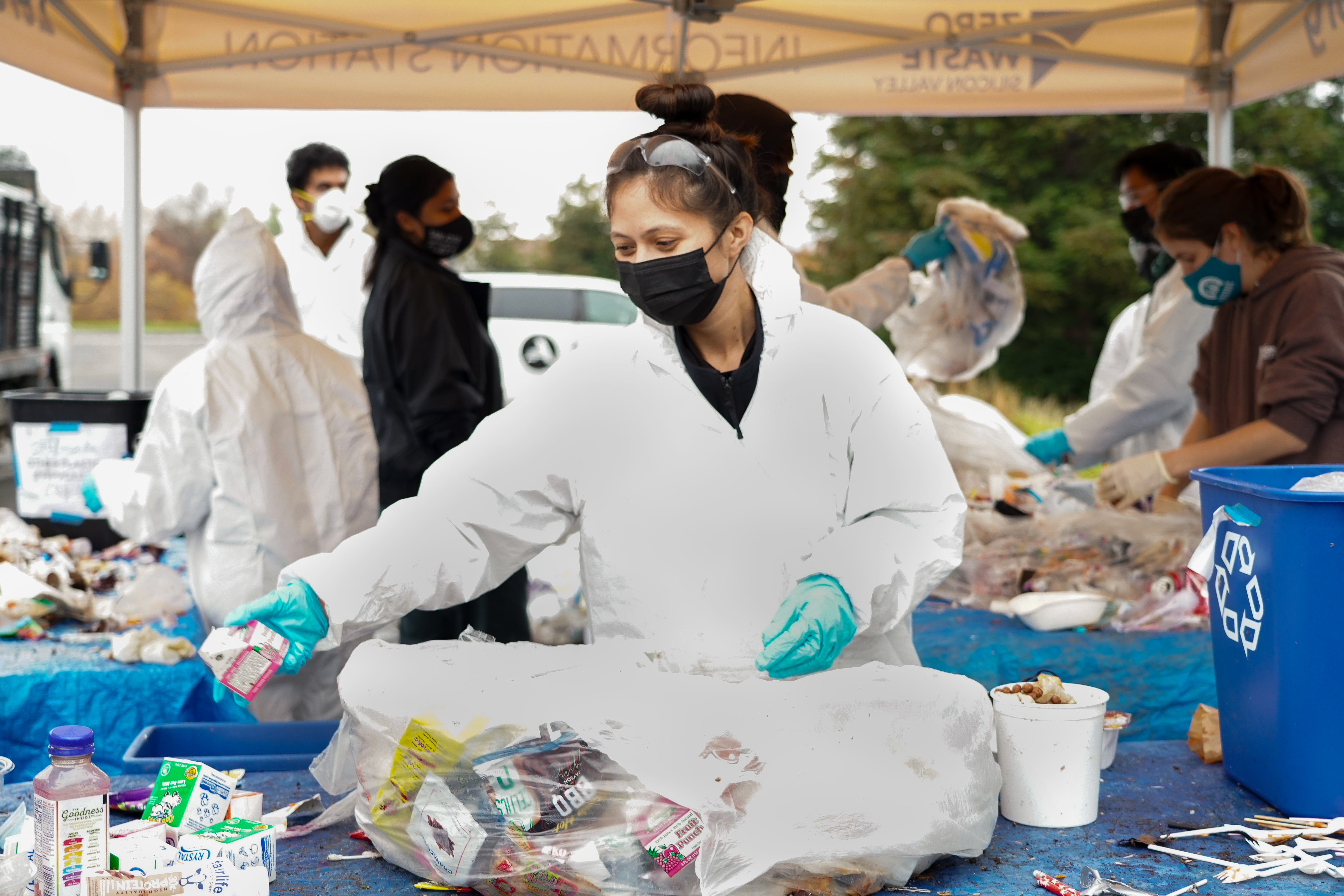 Waste Audit Evergreen Valley High School